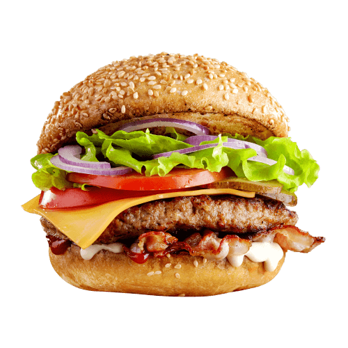Burger de poulet frais