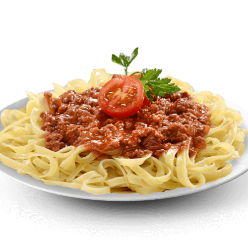 TAGLIATELLES BOLOGNAISE